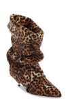 Isabel Marant Edrik Leopard Print Kitten Heel Calf Hair Bootie In Leopard