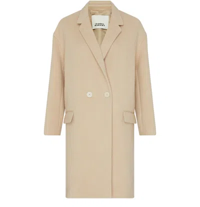 Isabel Marant Efegozi Coat In Brown