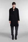 Isabel Marant Campbelle Single-breasted Coat In Black