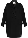 Isabel Marant Campbelle Single-breasted Coat In Black