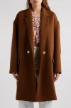 ISABEL MARANT ISABEL MARANT EFEGOZI DOUBLE BREASTED WOOL BLEND COAT