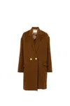 Isabel Marant Efegozi Single-breasted Coat In Brown