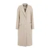 Isabel Marant Beige Wool Overcoat