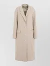 Isabel Marant Beige Wool Overcoat
