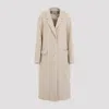 Isabel Marant Beige Wool Overcoat In Be Beige