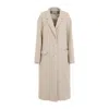 Isabel Marant Beige Wool Overcoat In Beige
