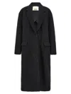 Isabel Marant Black Triple Breasted Trench Coat In Black