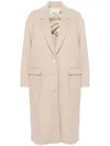 Isabel Marant Beige Wool Overcoat In Beige
