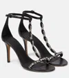 Isabel Marant 85mm Einari-gd Studded Leather Sandals In Black