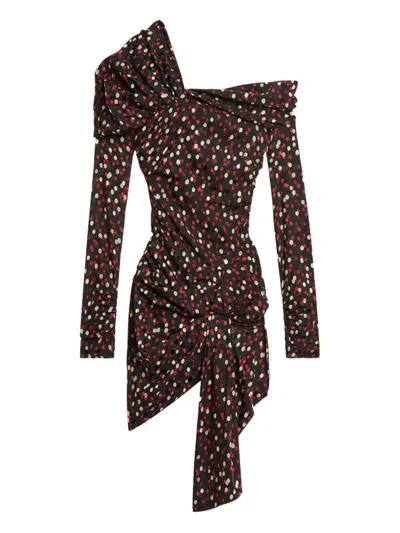 Isabel Marant Elara Minikleid Mit Polka Dots In Black