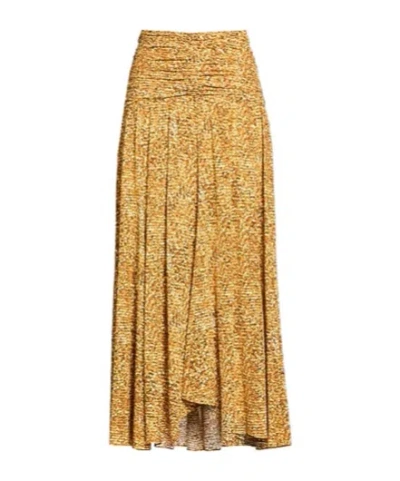 Isabel Marant Elastic Horn Skirt In Yellow