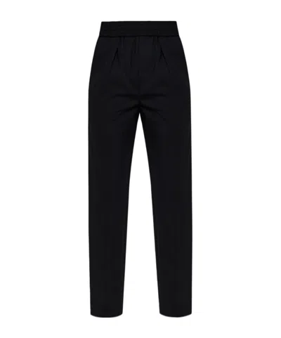 Isabel Marant Elastic Waist Casual Pants In Black