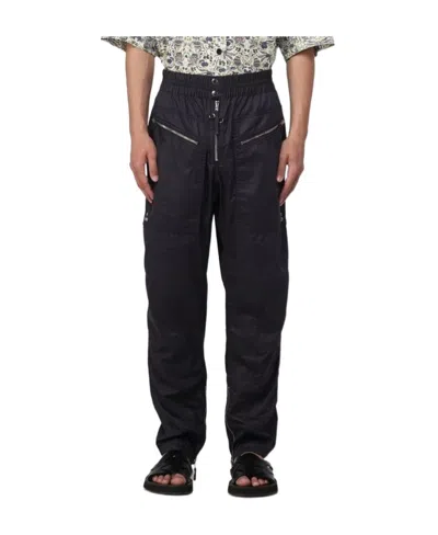 Isabel Marant Elastic Waist Casual Pants In Black
