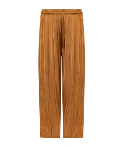Isabel Marant Elastic Waist Casual Pants In Brown