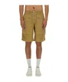 Isabel Marant Elastic Waist Shorts In Brown