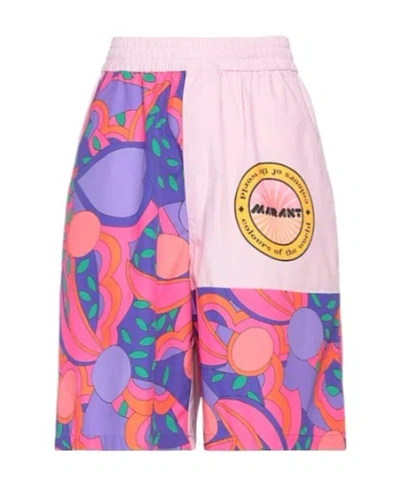Isabel Marant Elastic Waistband Shorts In Blue