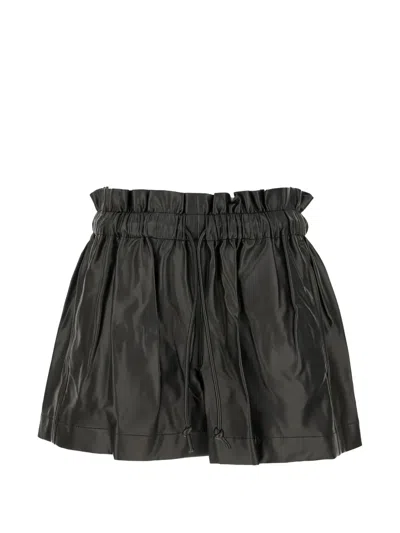 Isabel Marant Elasticated Mini Skirt In Black