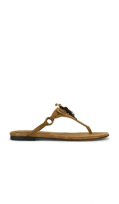 Isabel Marant Elato Sandal In Brown
