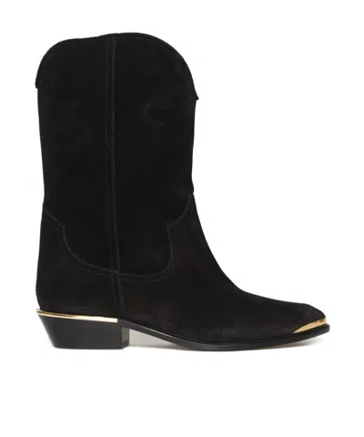 ISABEL MARANT ISABEL MARANT ELBANA COWBOY ANKLE BOOTS