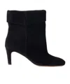 Isabel Marant Eldra Suede Ankle Boots In Blue