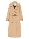 Isabel Marant Elea Double-breasted Flowing Trench Coat