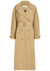Isabel Marant Elea Double-breasted Trench Coat In Neutral