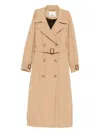 Isabel Marant Elea Double-breasted Flowing Trench Coat