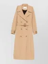 Isabel Marant Elea Double-breasted Flowing Trench Coat In Brown