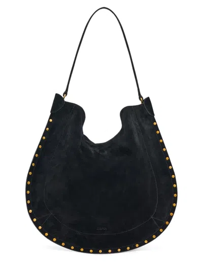 Isabel Marant Elegant Hobo Handbag - 36 Cm X 42 Cm X 6 Cm In Black