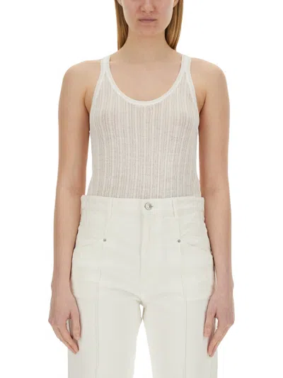 Isabel Marant Elegant Mini Top For Women In White