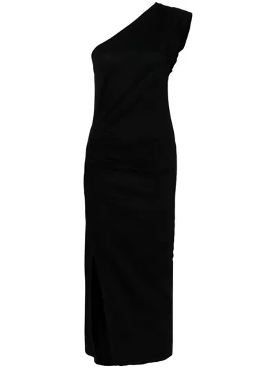 Isabel Marant Elegant One Shoulder Dress For Women In Black
