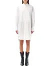 ISABEL MARANT ELEGANT WHITE SHIRT DRESS FOR WOMEN