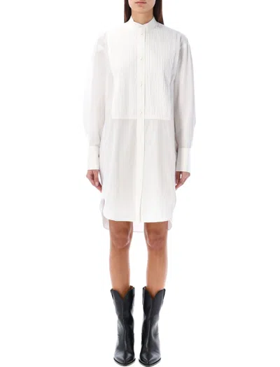 ISABEL MARANT ELEGANT WHITE SHIRT DRESS FOR WOMEN