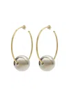 Isabel Marant Elina Large Hoops Earrings In Gold