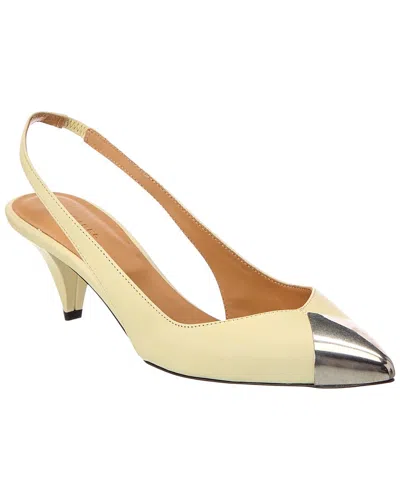 Isabel Marant Elina Leather Slingback Pump In Multi