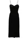 Isabel Marant Elizabeth Sleeveless Midi Dress In Black