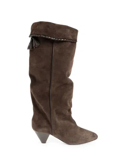 Isabel Marant Elita Tassel-detail Boots In Brown
