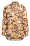 Isabel Marant 'camouflage Utility' Jacket Drawstring