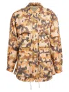 Isabel Marant 'camouflage Utility' Jacket Drawstring