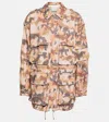Isabel Marant Elize Printed Cotton Jacket In Multi