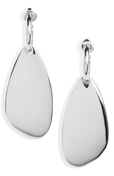 Isabel Marant Ella Drop Huggie Hoop Earrings In Metallic