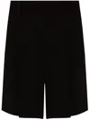 Isabel Marant Elna Pleated Crepe Shorts