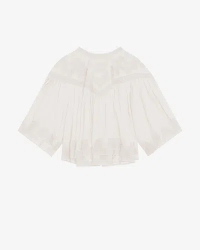 Isabel Marant Elodia Top In White