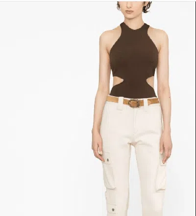 Isabel Marant Elodie Jeans In Beige