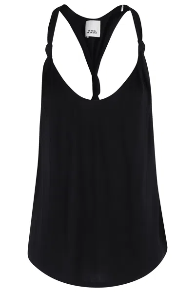 Isabel Marant Elody Top In Bk Black