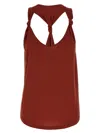 Isabel Marant 'elody' Knotted Strap Top In Red