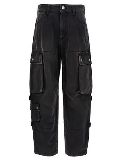 Pre-owned Isabel Marant Elore Cargo Jeans In Black