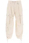 Isabel Marant Cargo Trousers Gold-tone Stud Embellishment