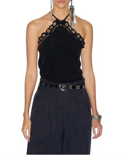 Isabel Marant Elva Top In Black