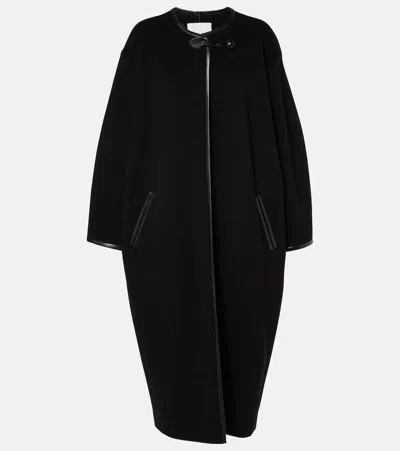 Isabel Marant Elza Wool And Cashmere Coat In Black